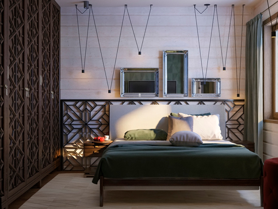 ПРОЕКТ ИНТЕРЬЕРА ДОМА НА ЧЕРНОЙ РЕЧКЕ во Владивостоке)