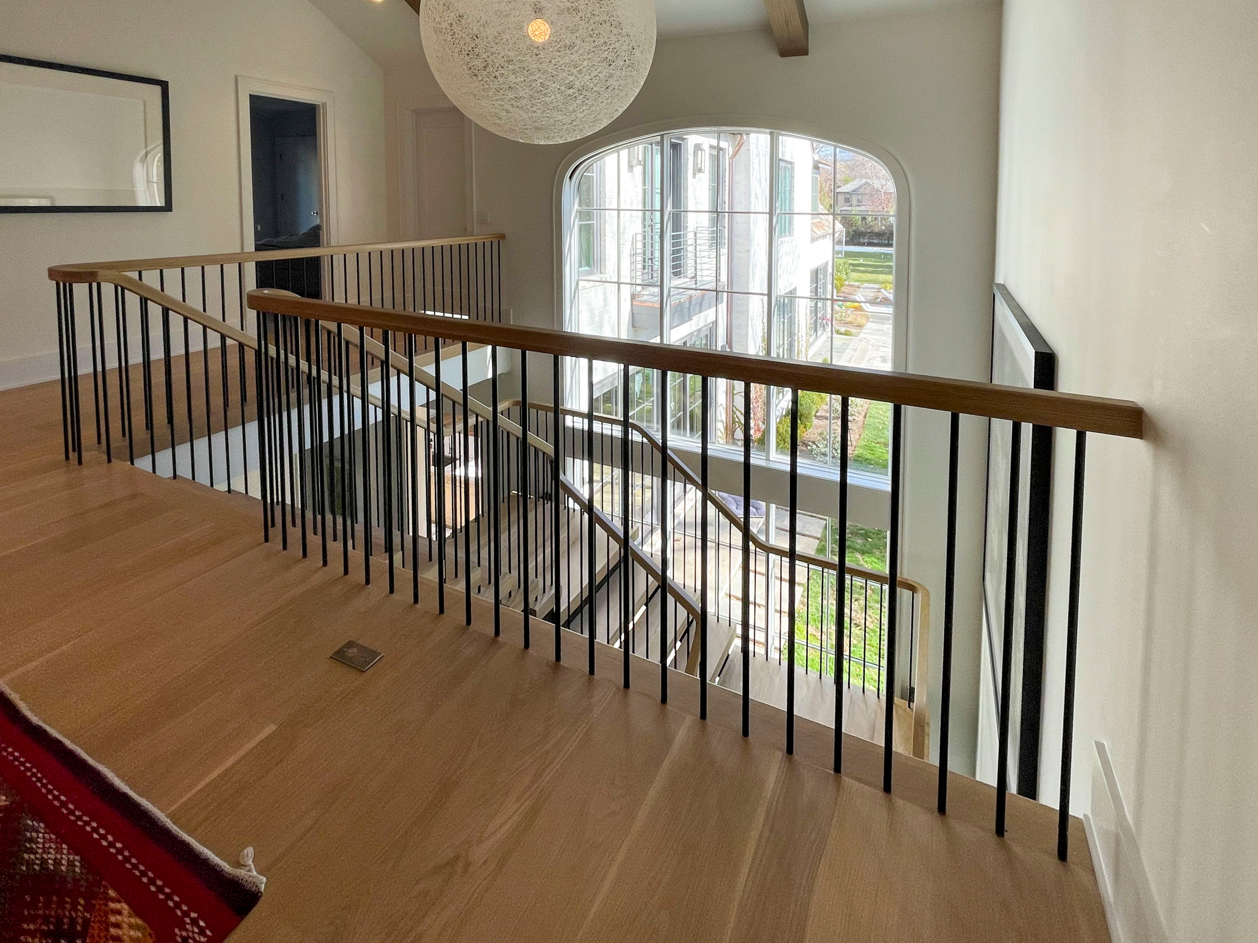 96_Dramatic cantilevered no-riser staircase, Bethesda, MD 20814