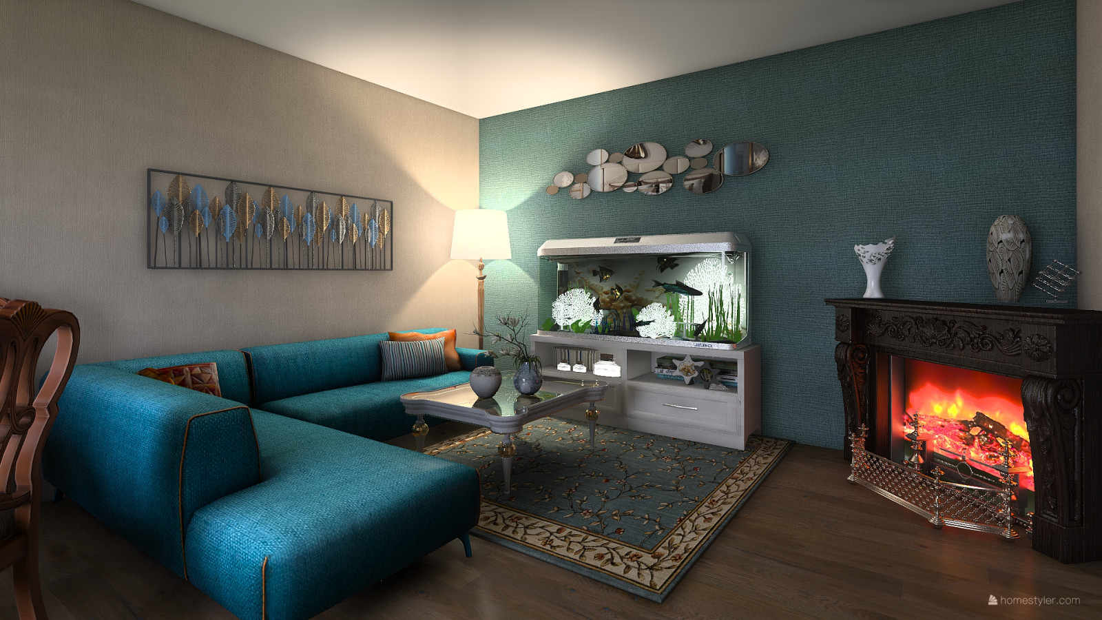 ГОСТИНАЯ в стиле КОНТЕМПОРАРИ