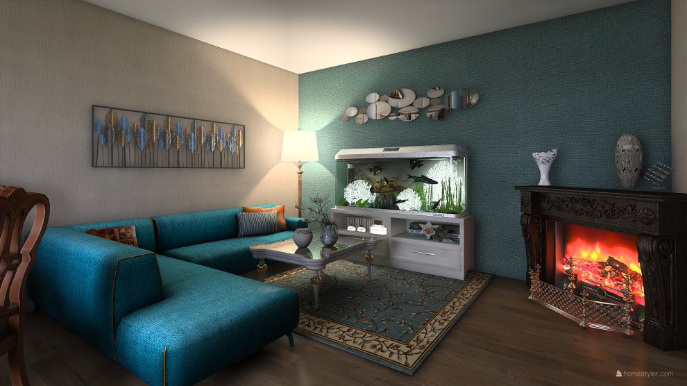 ГОСТИНАЯ в стиле КОНТЕМПОРАРИ