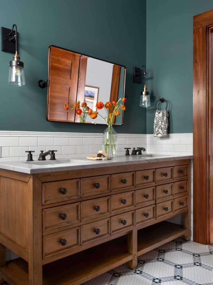Historic 1913 Center Hall Craftsman Bungalow Renovation - Craftsman ...