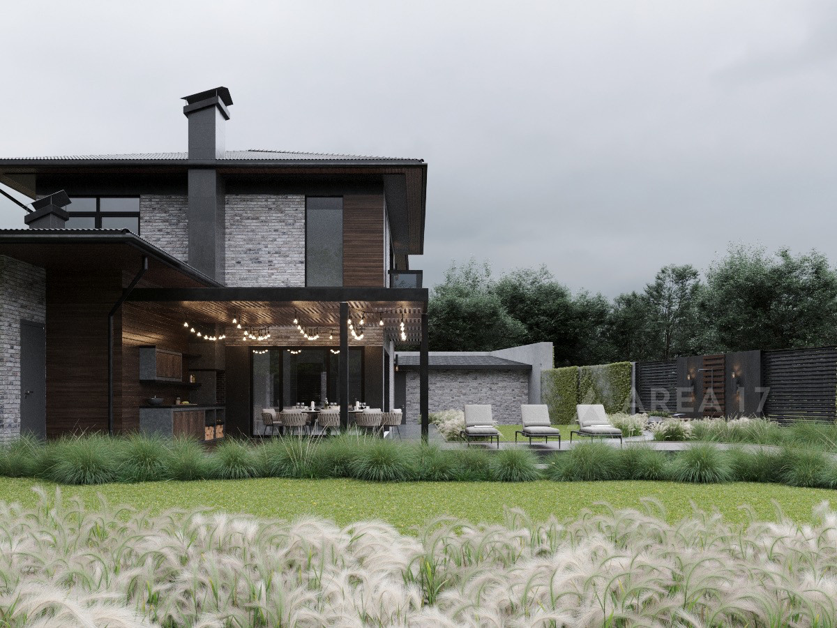 Эскизный проект дома, Весенняя