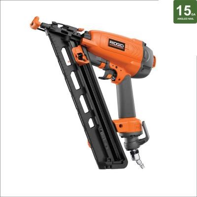 Ridgid Nailer 2 1 2 In X 15 Gauge Angled Finish Nailer R250afa