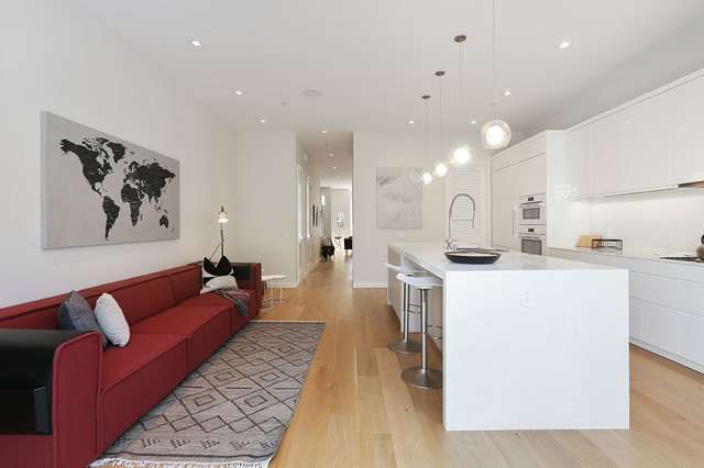 Pacific Heights Condos contemporary-vardagsrum