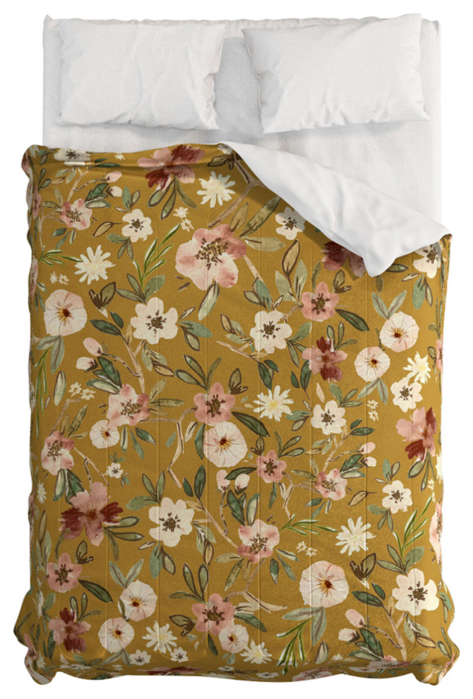 Memoriseren Vervreemding voorzien Deny Designs Nika Cottage Floral Field Bed in a Bag - Contemporary -  Comforters And Comforter Sets - by Deny Designs | Houzz