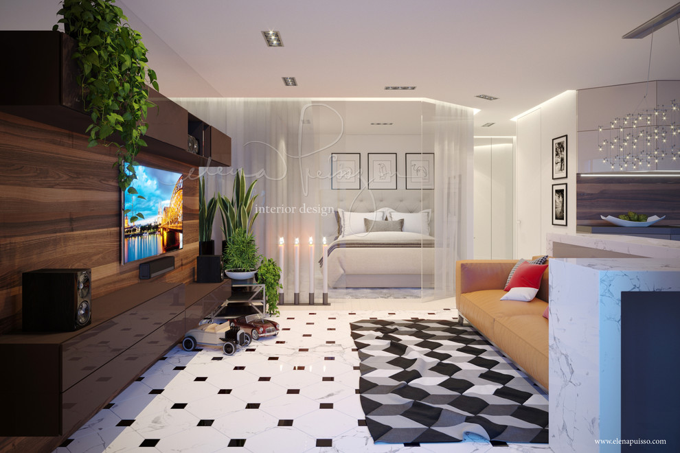 #Квартира_на_ Тверской для  стильного холостяка