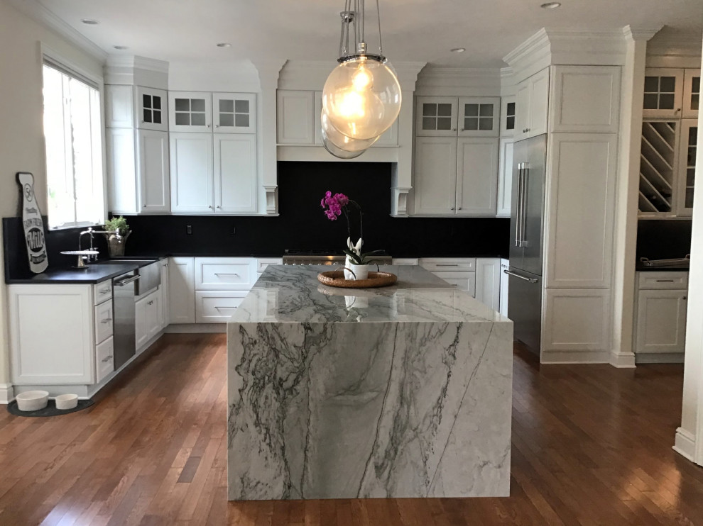 Timeless Black & White Kitchen Remodeling | Gibsonia, PA