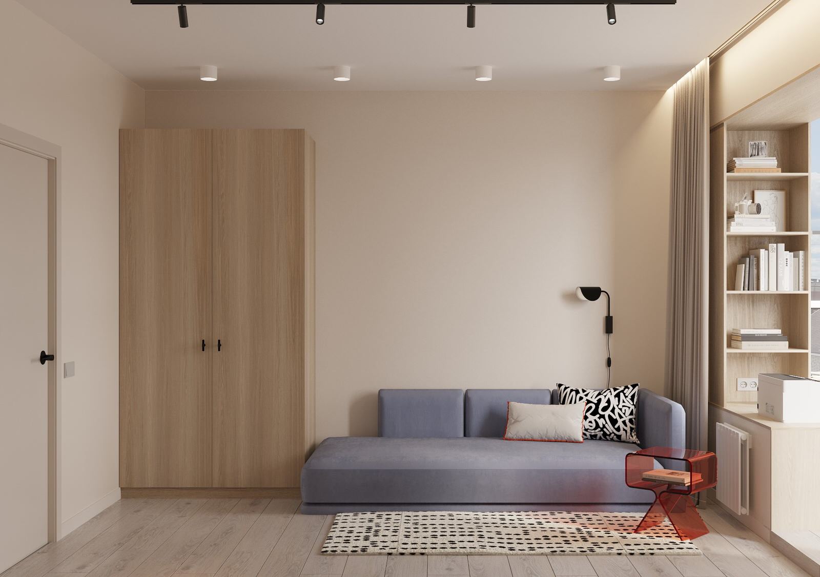 Проект квартиры, площадью 88 кв. м в п. Ганино