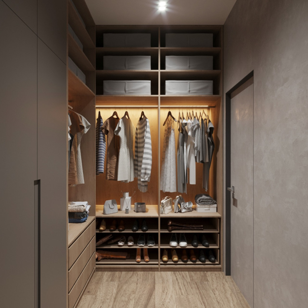 Квартира в современном стиле с кофейными оттенками