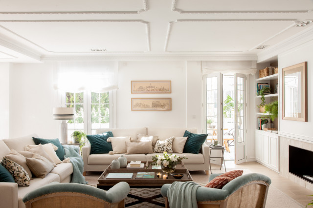 VIVIENDA CON TERRAZA EN VITORIA coastal-living-room