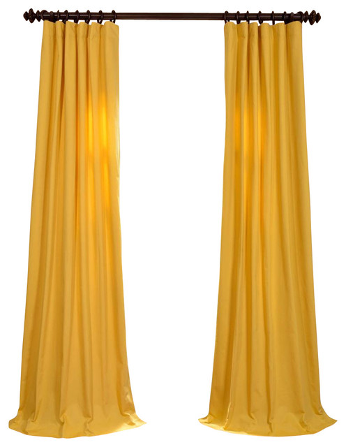 Mustard Yellow Cotton Twill Curtain Single Panel Traditional Mustard Yellow Cotton Twill Curtain Single Panel Traditional Curtains By Half Price D
