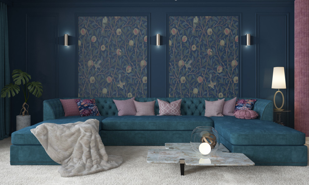 Интерьер гостиной в трех вариантах