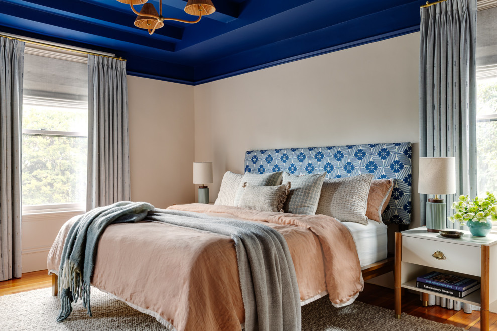 Inspiration for a transitional bedroom remodel in Boston