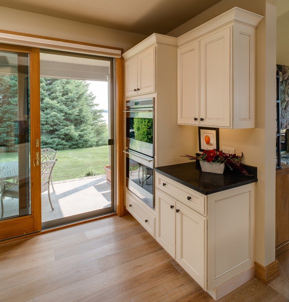 Inspiration for a transitional kitchen remodel in Grand Rapids
