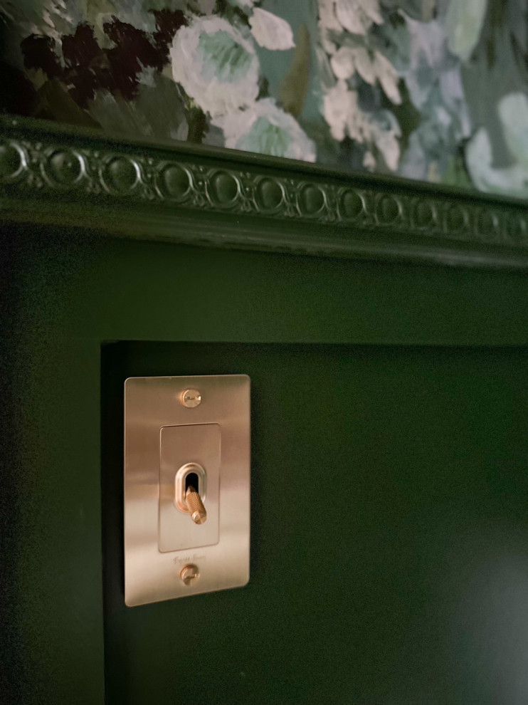 Posh Powder Bath | Denver, CO | Victorian Bathroom Remodel