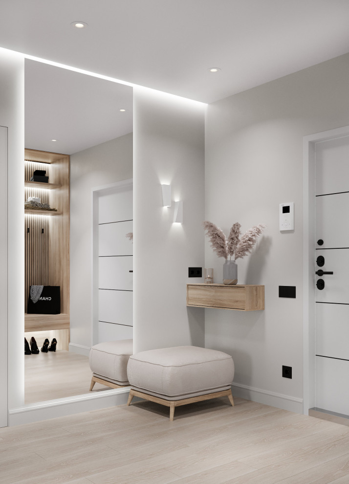 Дизайн проект двухуровневой светлой квартиры в таунхаусе в г. Гродно