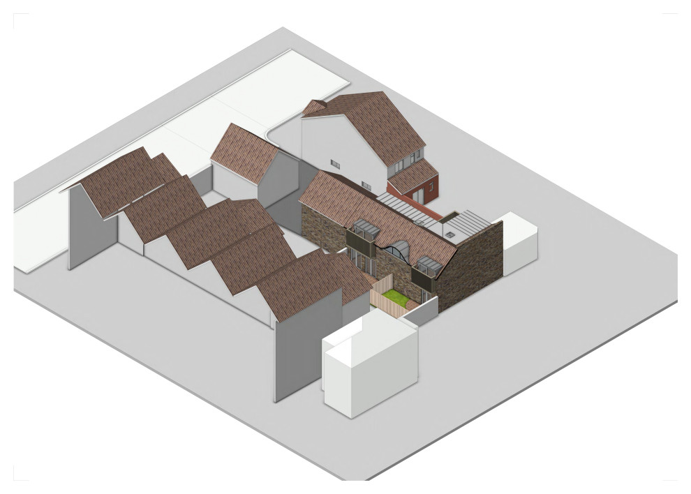 Conversion of existing building into 2 no. residential dwellings