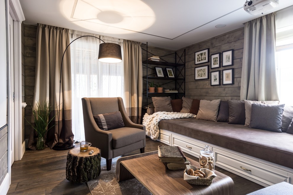 Дачная гостиная с лежанкой