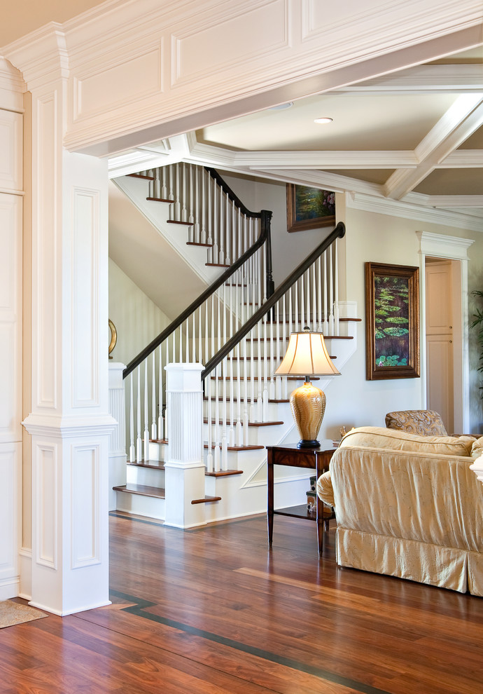 Inspiration for a traditional staircase in Charleston.