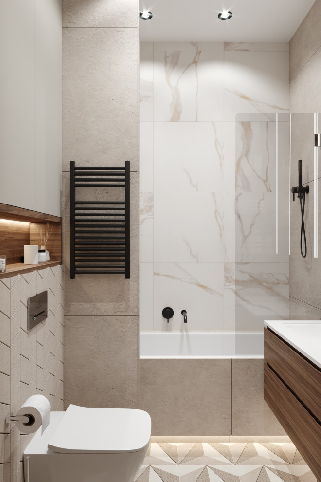 Квартира 127 кв.м. в современном стиле в ЖК Серебряный Парк.