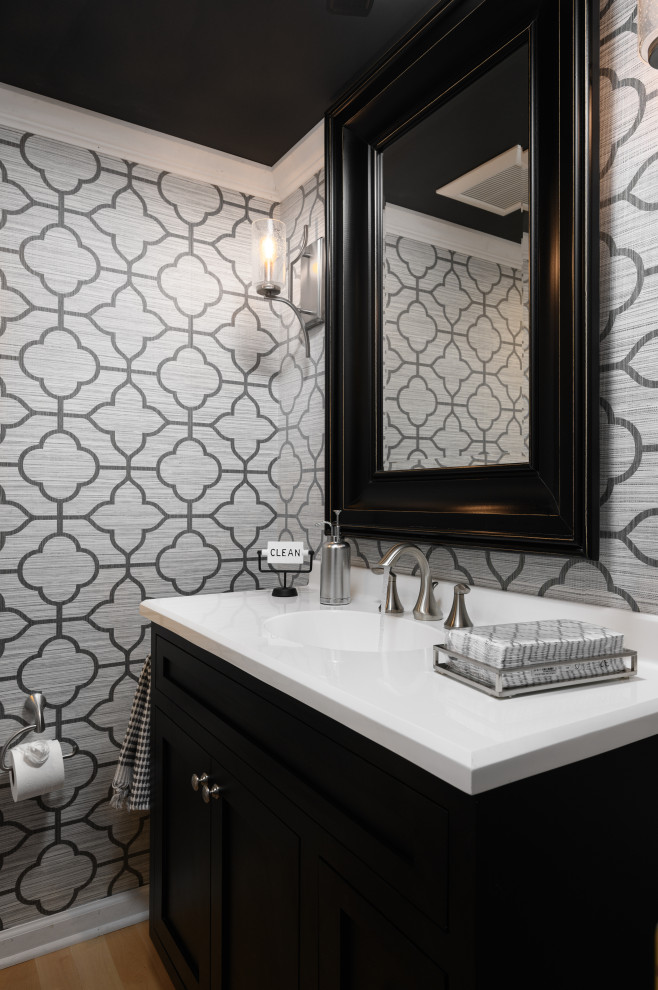 Hunt Drive Powder Room Creation - Traditional - Powder Room ...