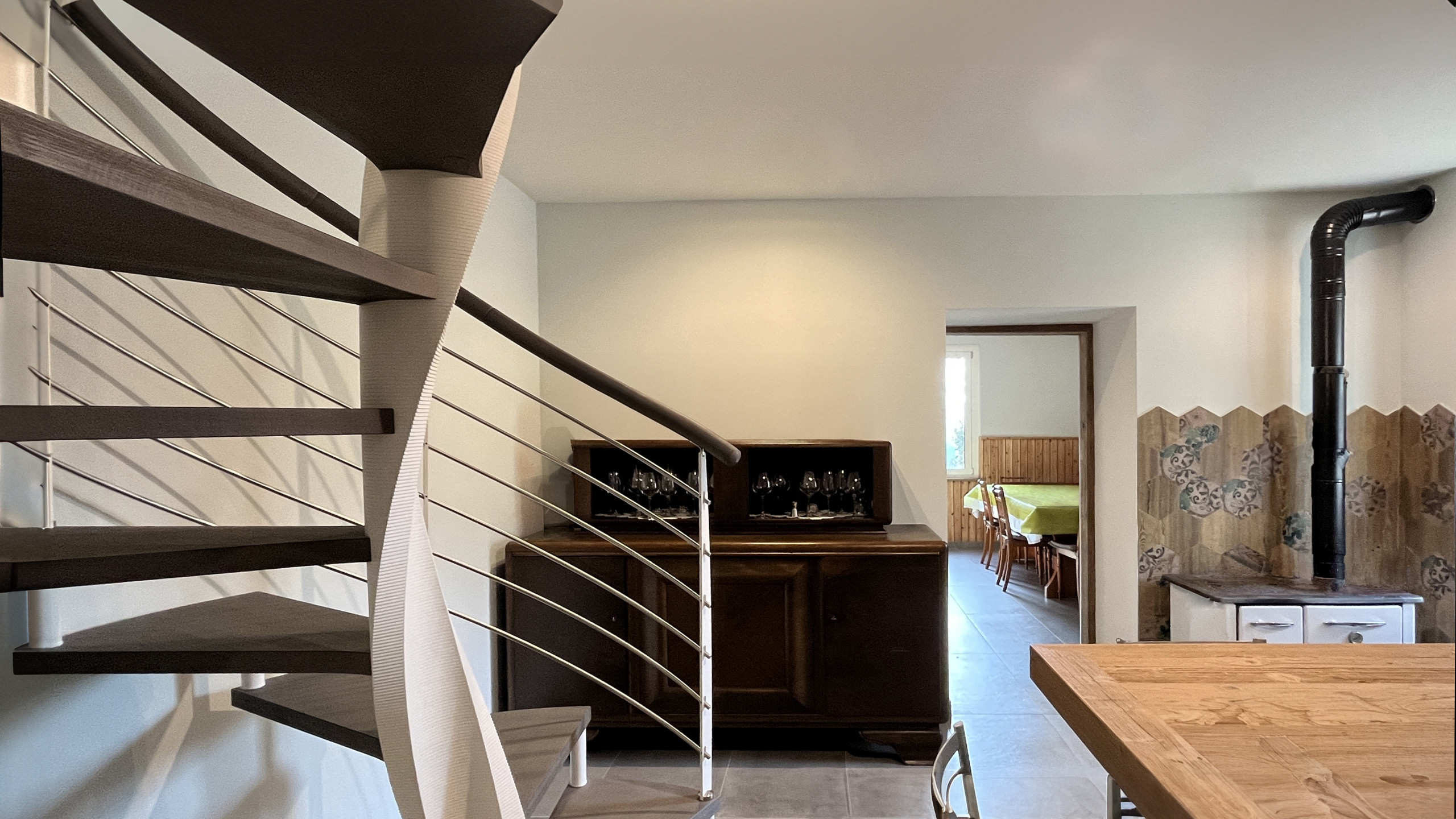 Ristrutturazione taverna casale Modern design 100 MQ
