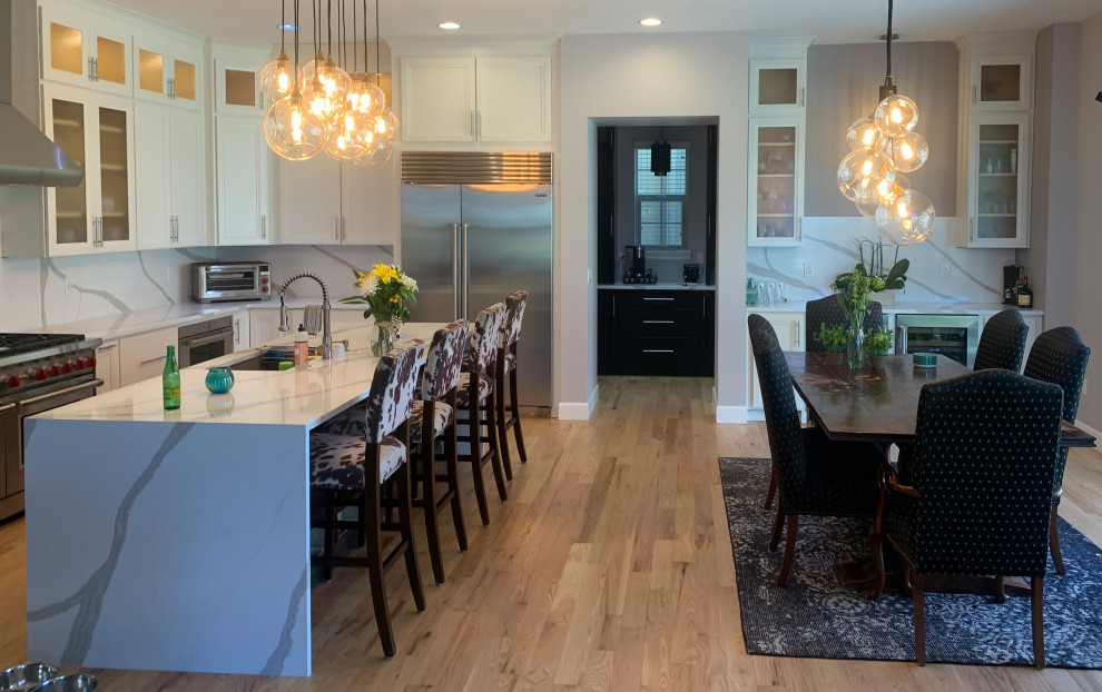 Home design - transitional home design idea in Denver