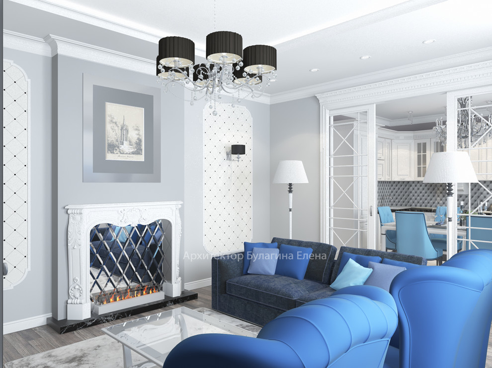 Дизайн-проект кв-ры ЖК г. Красногорск Московкая обл.