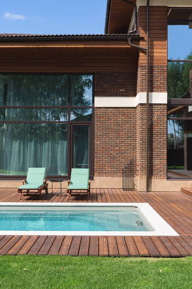 Строительство и внутренняя отделка частного дома в современном стиле