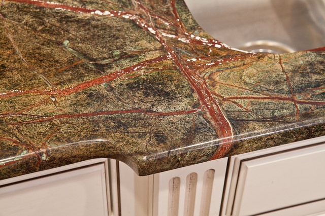 Rainforest Green Granite Kitchen Eclectic Dc Metro By