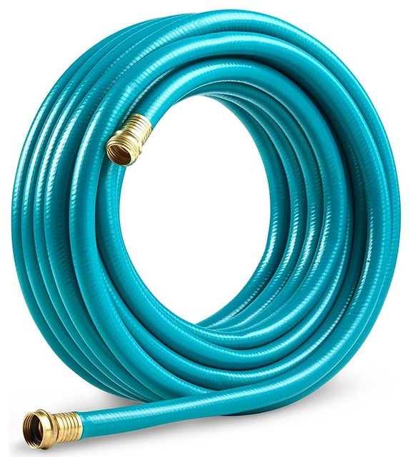 Gilmour Reinforced Vinyl Hose, 5/8"x75', Green Contemporary Garden