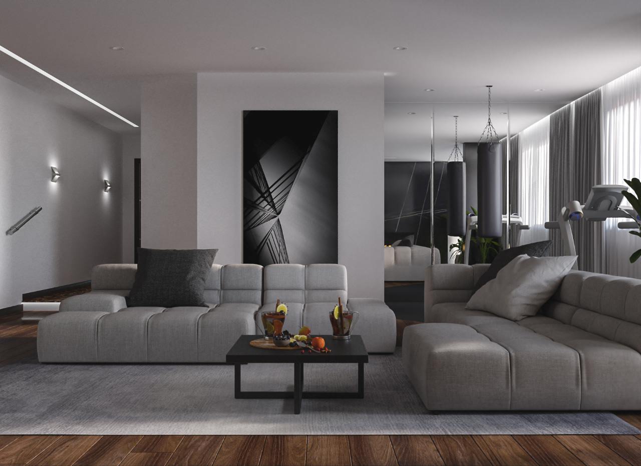 Пентхаус  в стиле contemporary