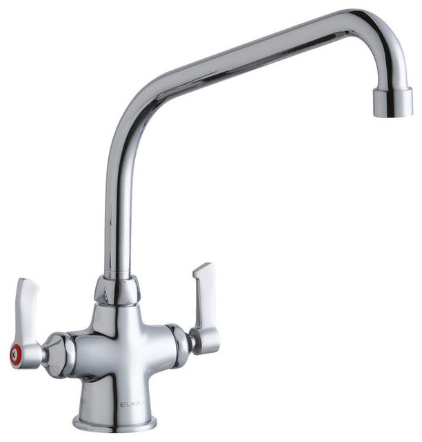 Elkay Lk500Ha10L2 Concealed DeckMounted Commercial Faucet