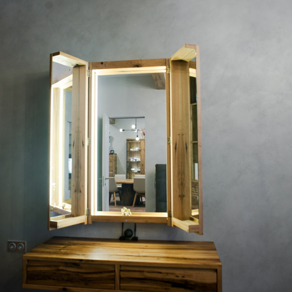 Дубовый интерьер загородного дома