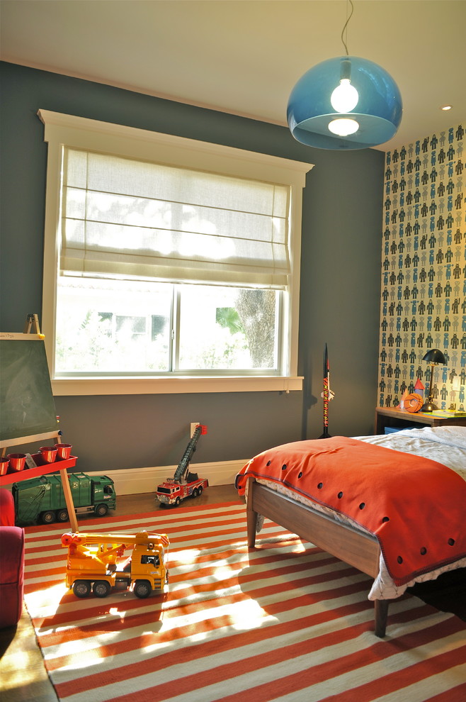 Photo of a contemporary kids' room in Miami.