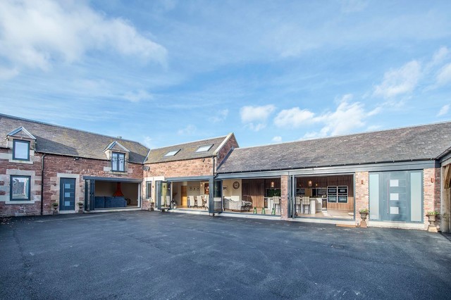 Scottish Borders Stable Conversion contemporary-house-exterior