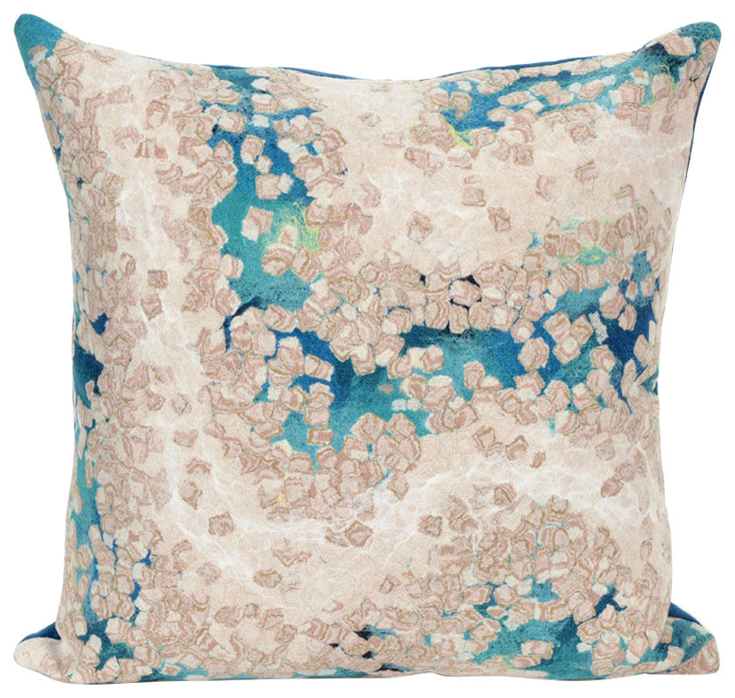 Liora Manne Visions III Elements Blue Accent Pillow 20" x 20"
