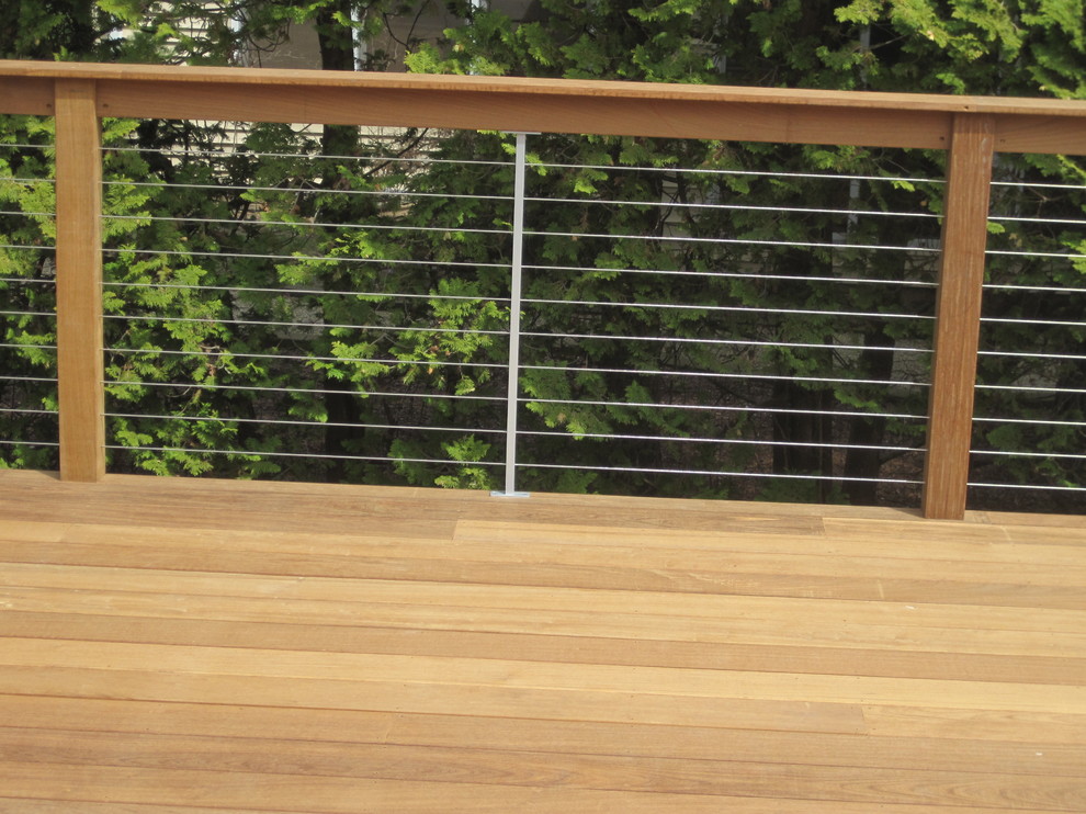Deck - large transitional deck idea in Chicago