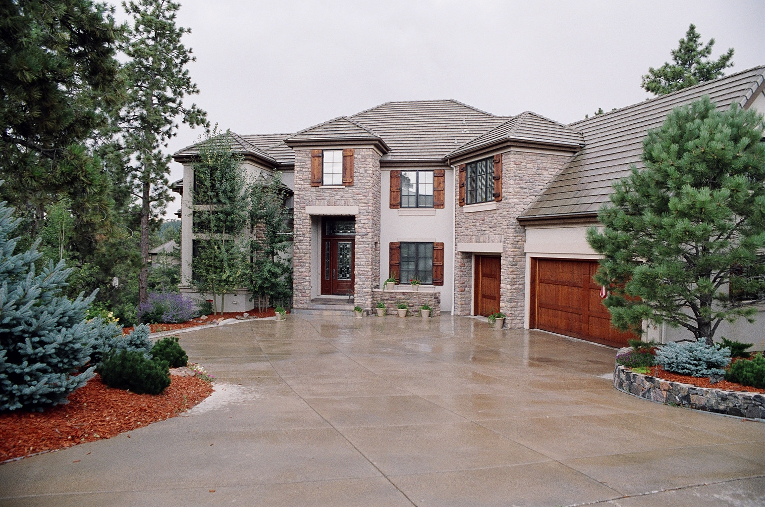 Traditional Two-Story Walk-out Castle Pines Custom Home