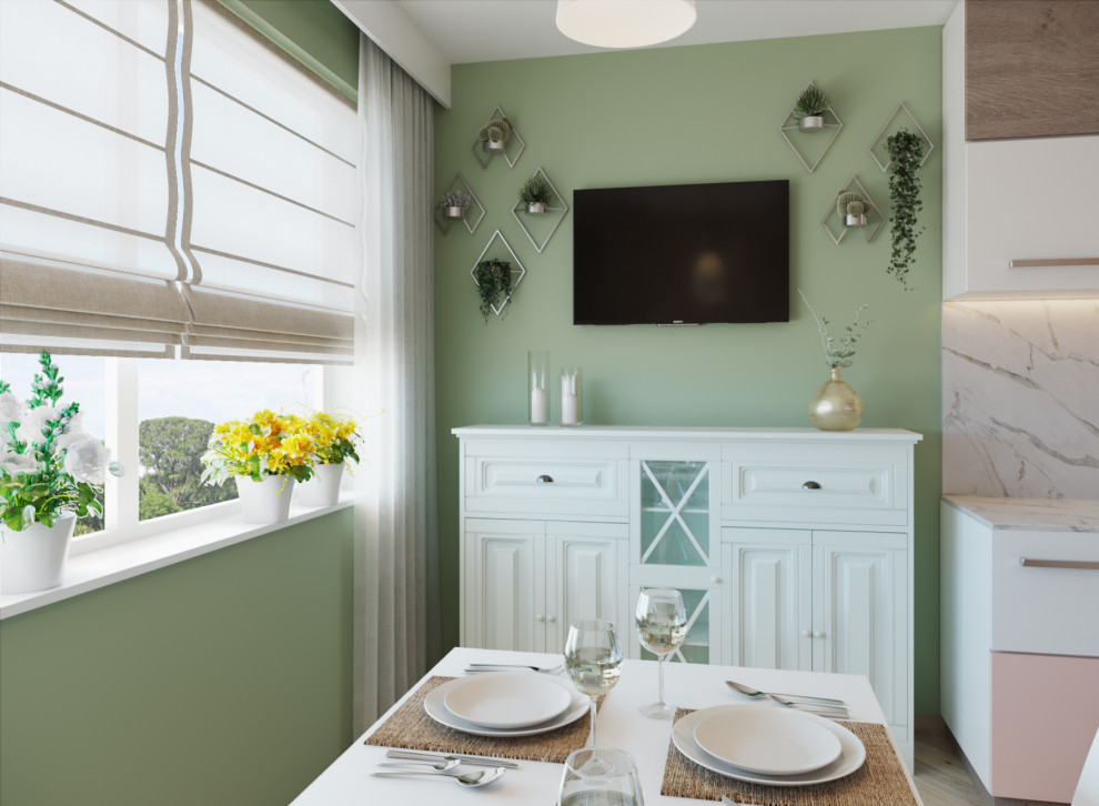 Дизайн интерьера кухни в частном доме. Современность с нотками классики