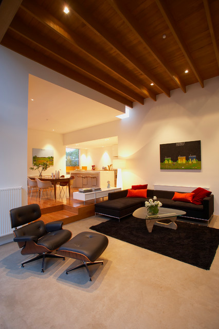 Rutherford House contemporary-vardagsrum