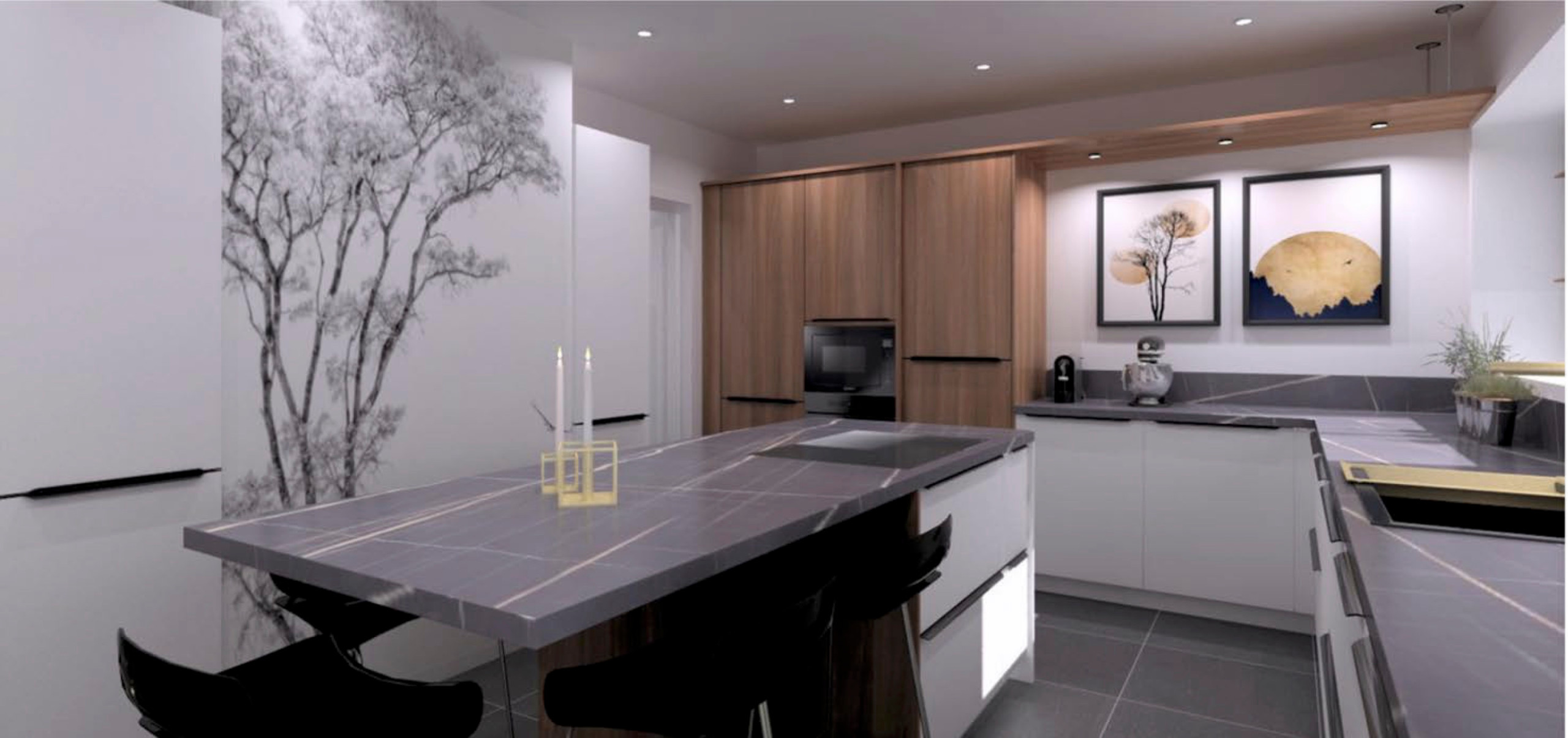 Projet de cuisine en cours de réalisation - Annecy (74)