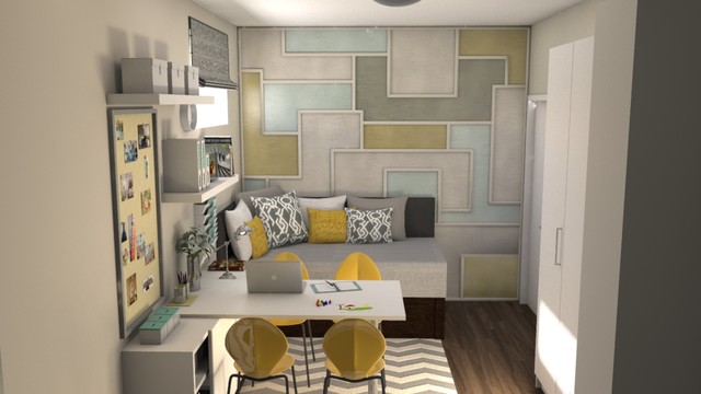 Second Bedroom/Craft Room  Contemporary  Bedroom  Vancouver  by Interior Design Online