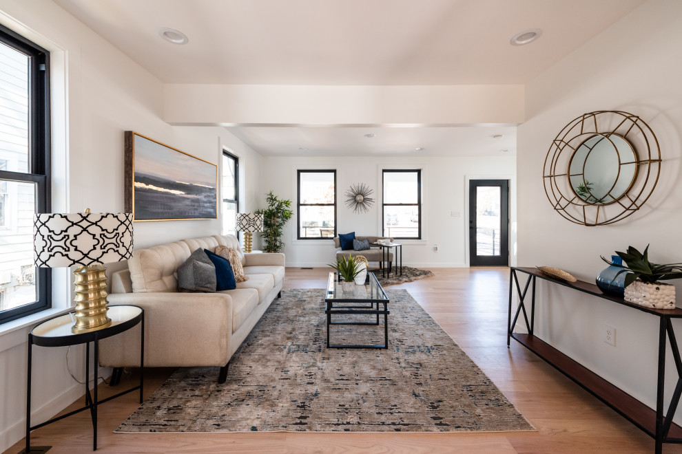 Complete Reno and Addition - Modern - Living Room - DC Metro - by ...