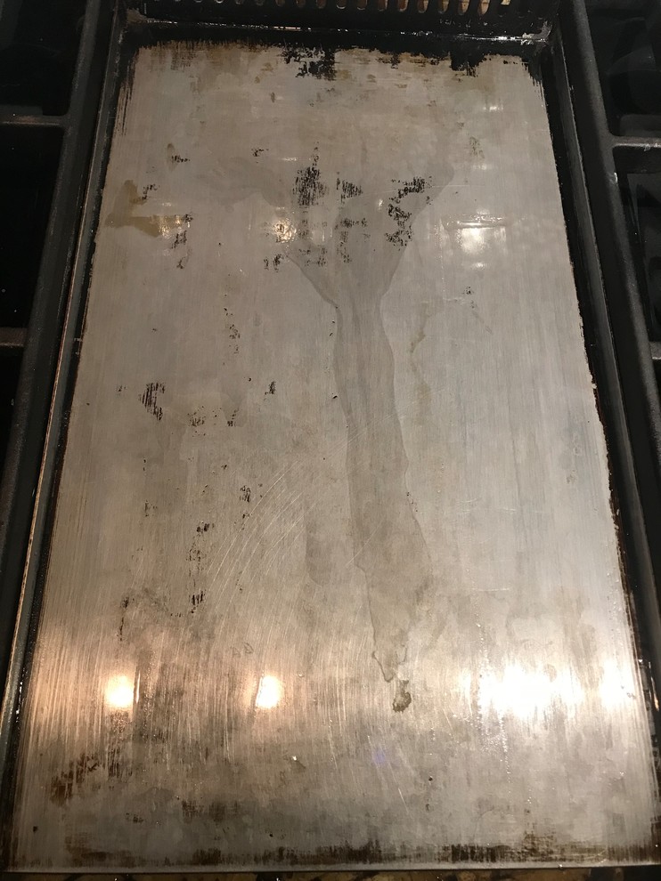 How to clean Wolf griddle