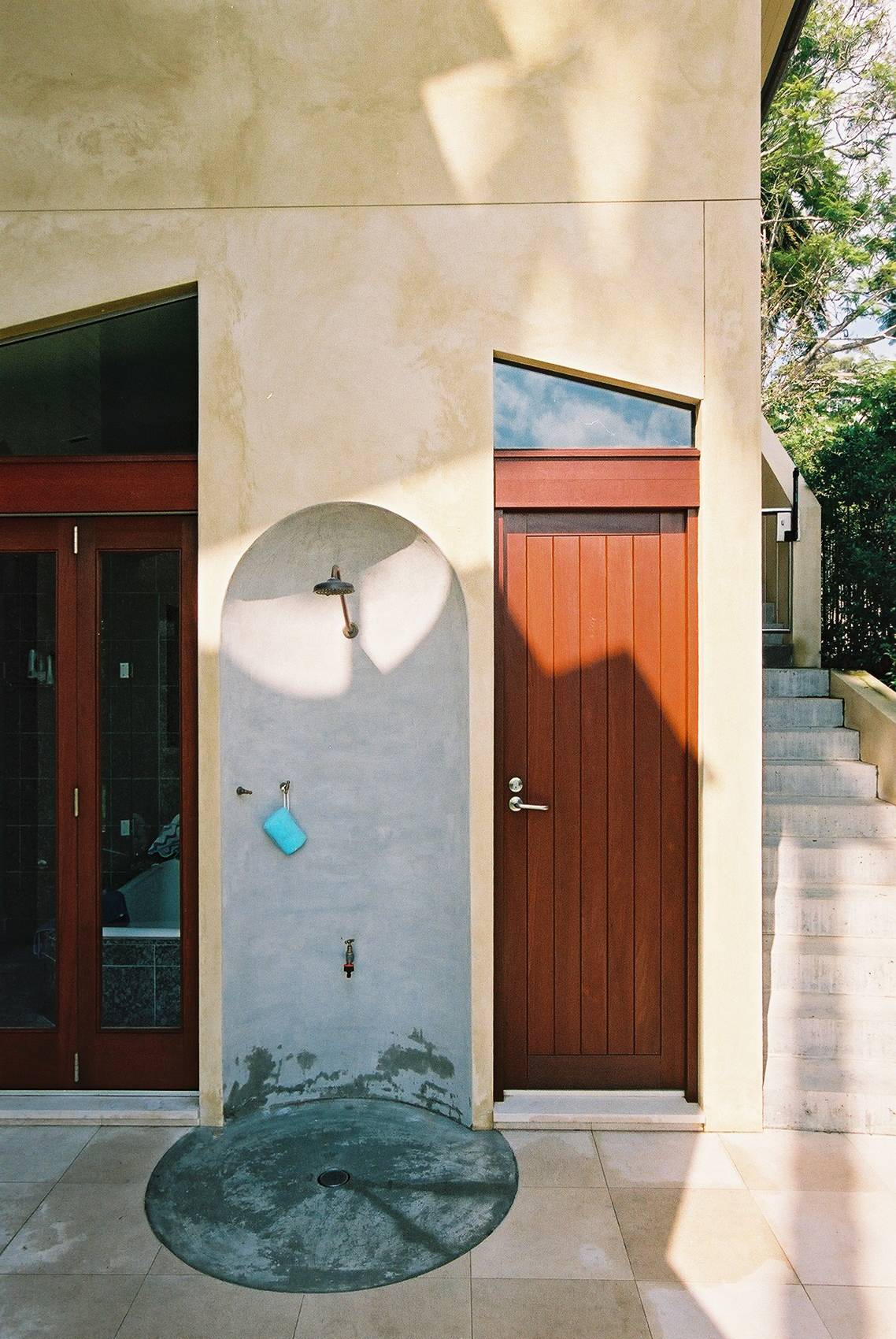 Outside shower