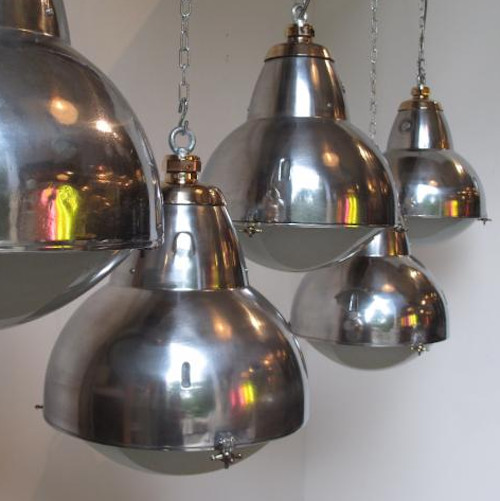 1930's French Pendant Lights
