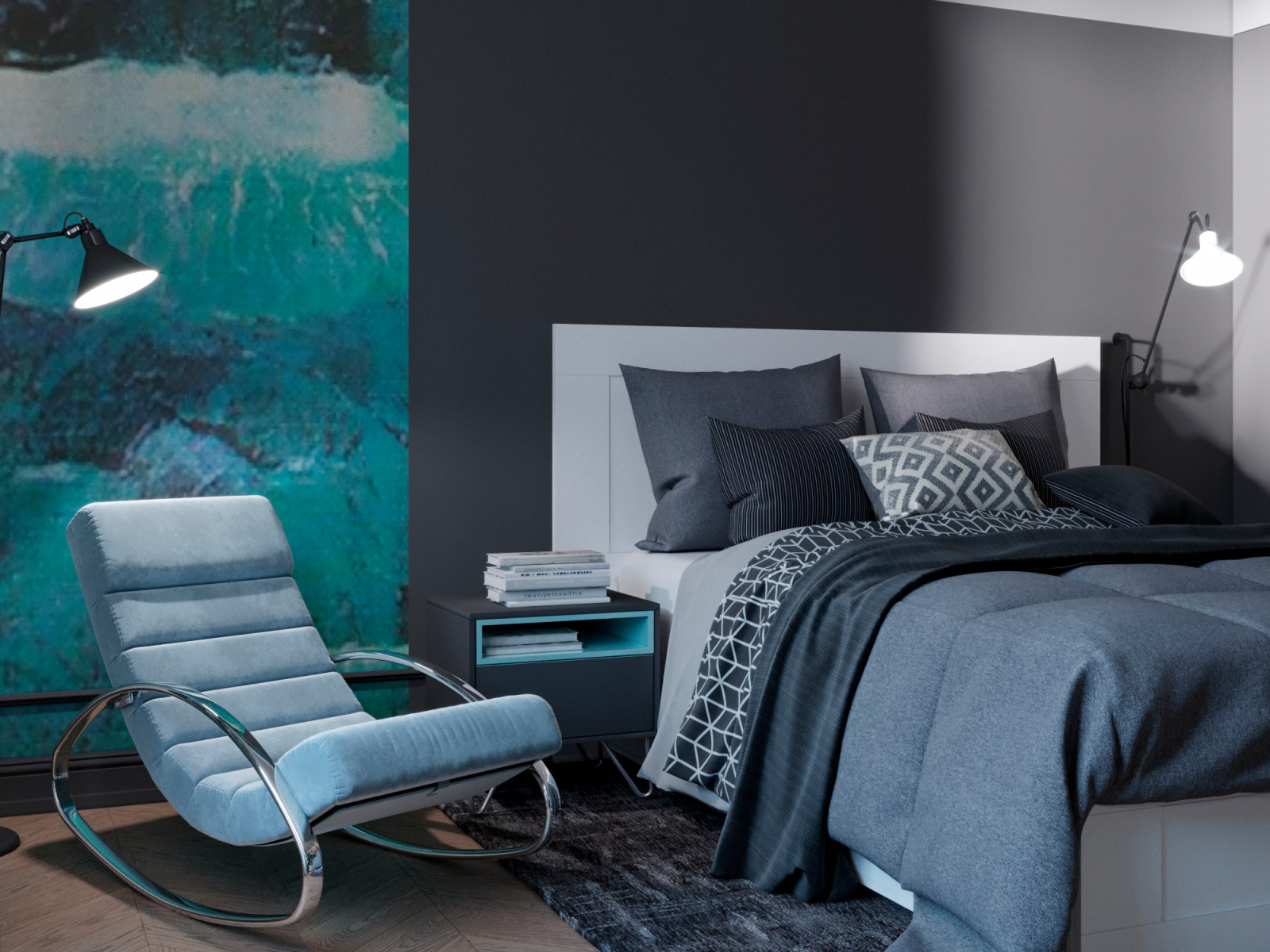 Дизайн-проект трехкомнатной квартиры в ЖК "Платинум"