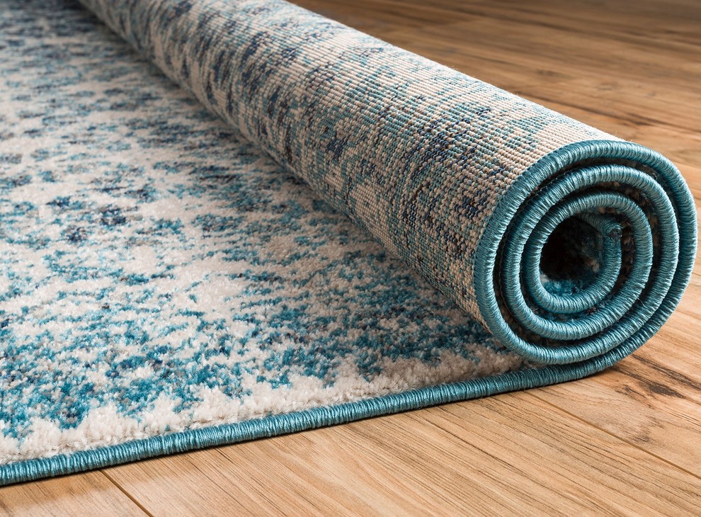 Well Woven Sydney Vintage Royal Blue Area Rug Contemporary Area