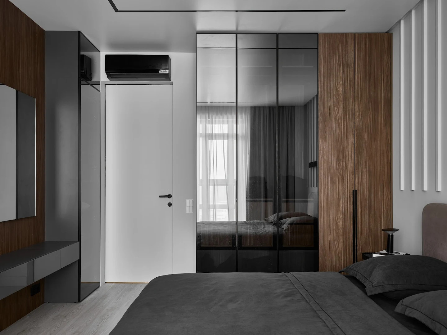 Дизайн проект квартиры 60м2 . Спальная комната